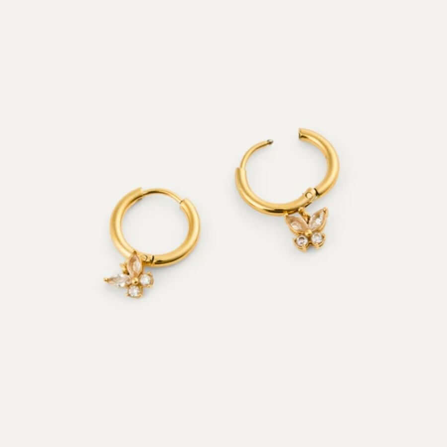 Mockberg Butterfly Gold Korvarenkaat MB2084