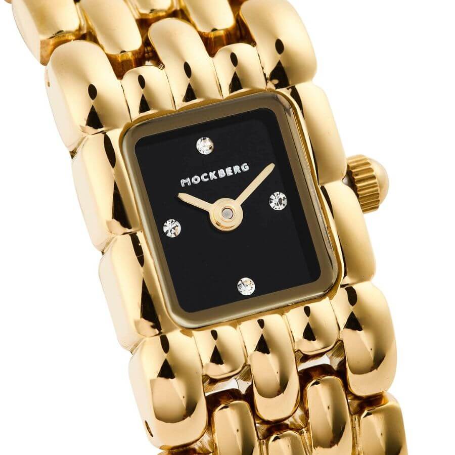 Mockberg Eternal Gold Noir Rannekello MB2089