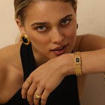 Mockberg Eternal Gold Noir Rannekello MB2089
