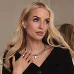 Mockberg Aurélie Hopeansävyinen Sormus MB2376