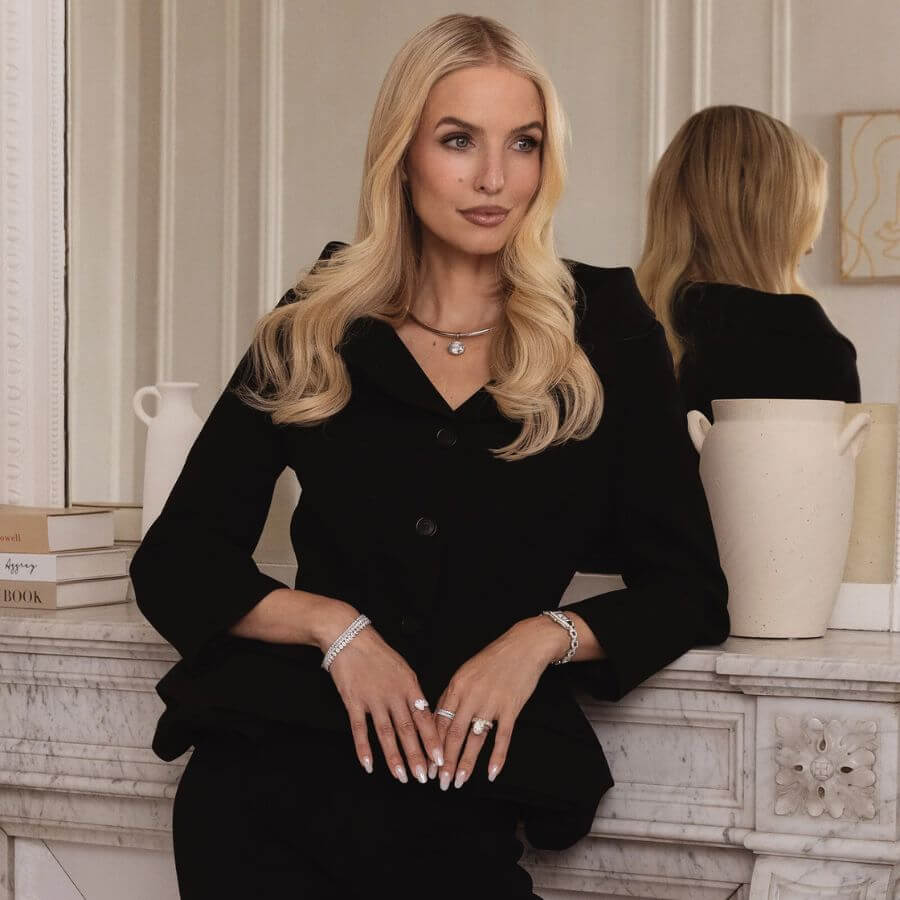 Mockberg Margaux Hopeansävyinen Rannekoru MB2452