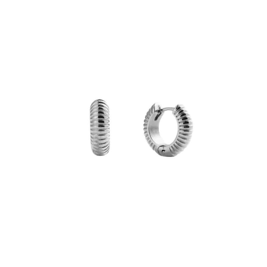 Mockberg Ribbed Hoops Medium Korvakorut MO296