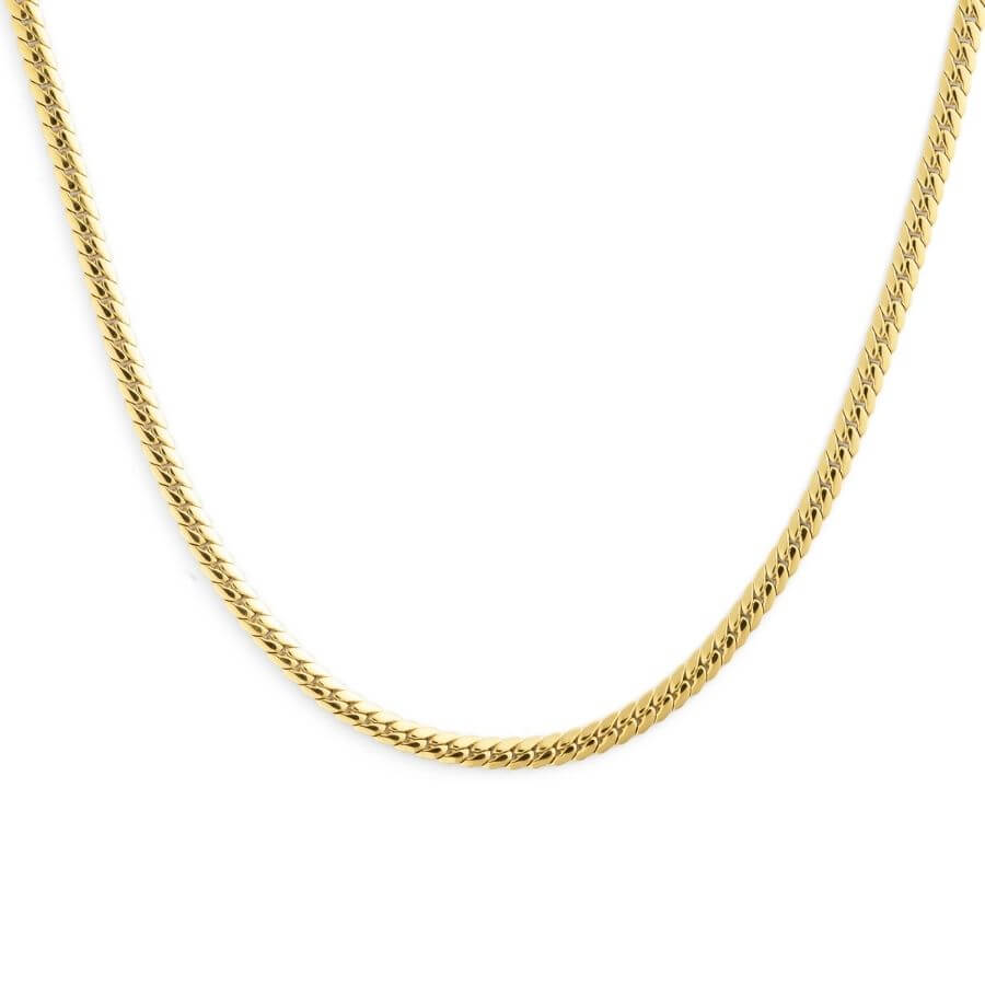 Mockberg Serpentine Chain Gold Kaulakoru MB1994