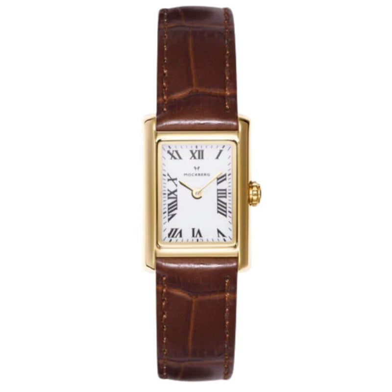 Mockberg Timeless Brown Leather Rannekello MB0247