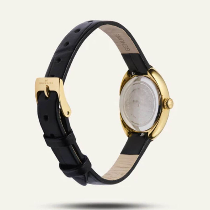 Mockberg Belle Oval Leather Rannekello MB1414