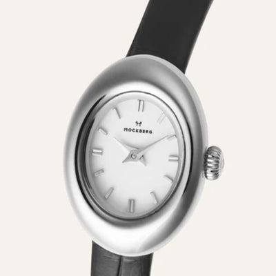 Mockberg Belle Oval Leather Rannekello mb1413