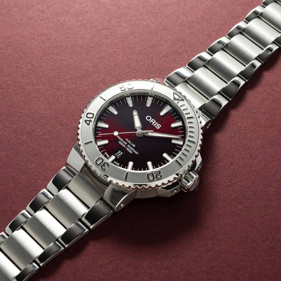 Oris Aquis Date 01-733-7766-4158 8-22-05-PEB