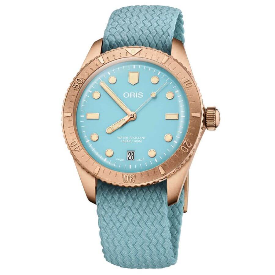 Oris Divers Sixty-Five Cotton Candy Edition Blue 01 733 7771 3155