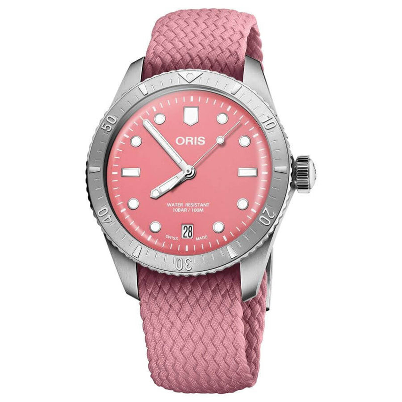 Oris Divers Sixty-five Cotton candy pink 01 733 7771 4058 1