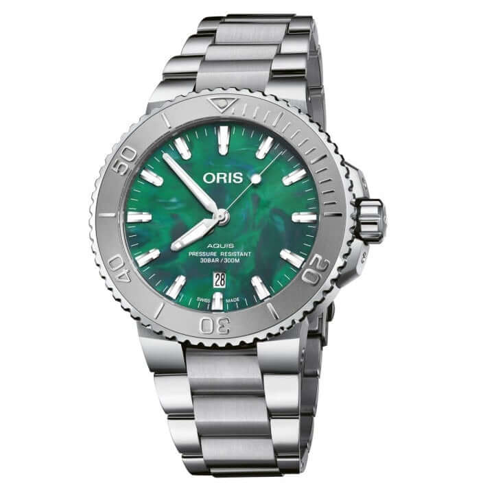 Oris x Bracenet Aquis 01-733-7730-4137 8-24-05PEB