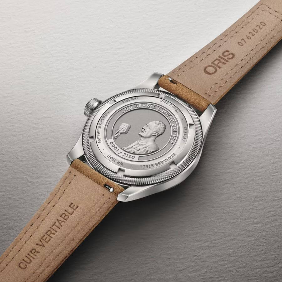 Oris Big Crown Lou Gehrig Rannekello 01-754-7785-4091-Set