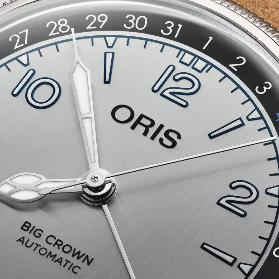Oris Big Crown Lou Gehrig Rannekello 01-754-7785-4091-Set