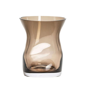 Orrefors Squeeze Smokey Brown Tulip maljakko 6562031