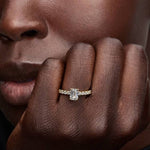 Pandora Rectangular Sparkling Sormus 164506C01
