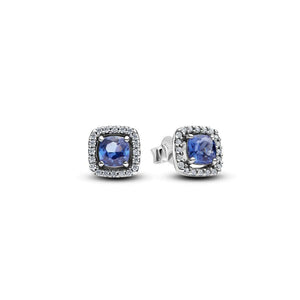 Pandora Blue Sparkling Halo Korvakorut 293551C01