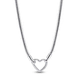 Pandora Moments Heart Snake Chain Kaulakoru 393377C00-45