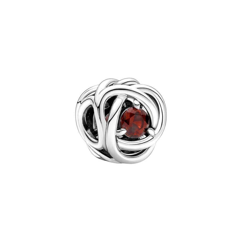 Pandora Punainen Eternity Circle Charm Hela 790065C06