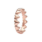 Pandora Row of Hearts Sormus 183427C00
