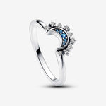 Pandora Sparkling Blue Moon Sormus 192675C01