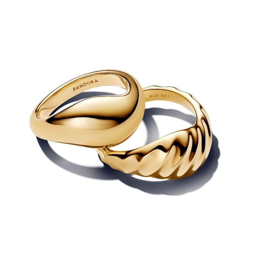 Pandora Essence Rippled Stacking Sormus 163832C00
