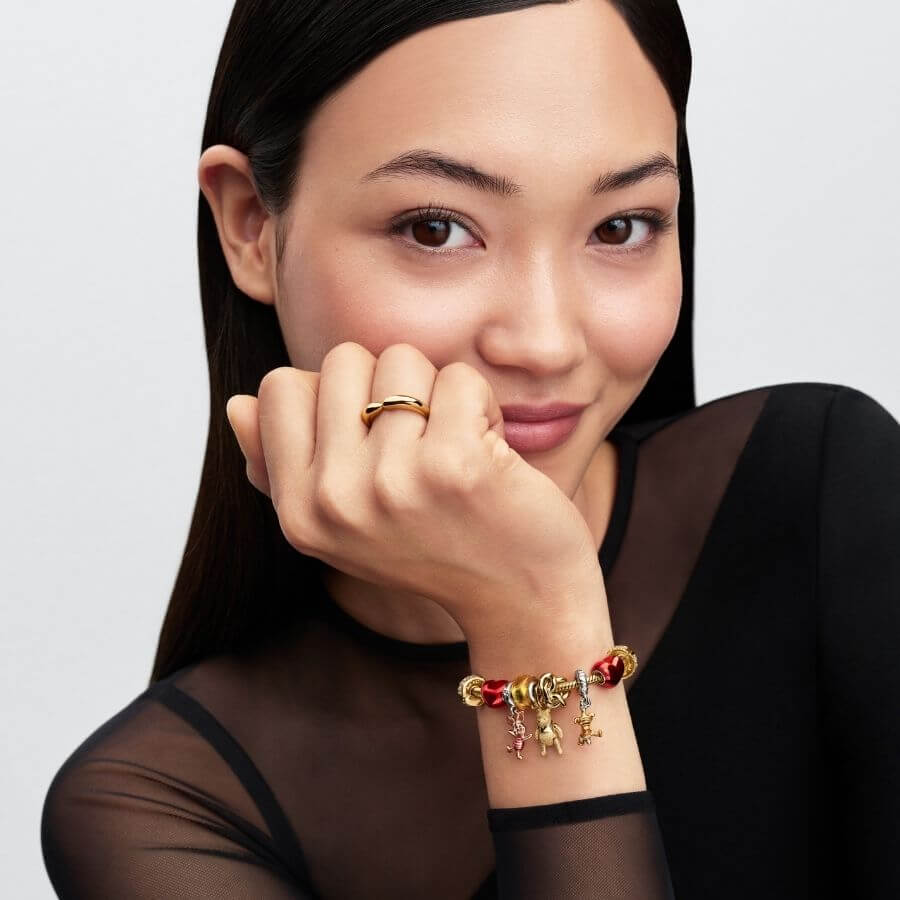 Pandora Disney Nalle Puh Halaus Sormus 165025C01