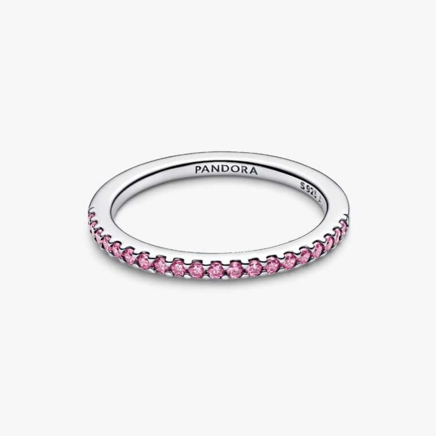Pandora Sparkling Pink Sormus 192999C02