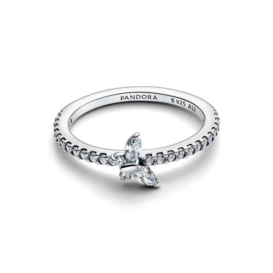 Pandora Kirkas Perhonen Sormus 194269C03