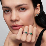 Pandora Rectangular Sparkling Sormus 194506C01