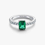 Pandora Rectangular Sparkling Sormus 194506C01