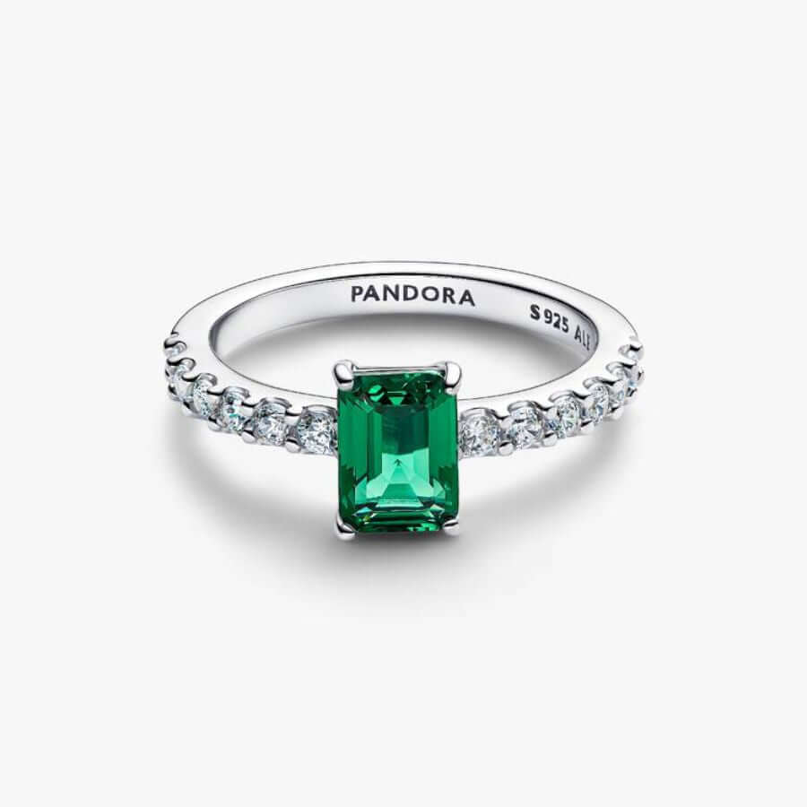 Pandora Rectangular Sparkling Sormus 194506C01