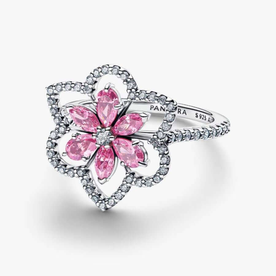 Pandora Double Flower Sormus 194577C01