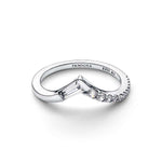 Pandora Tiara Baguette Pavé Band Sormus 195085C01