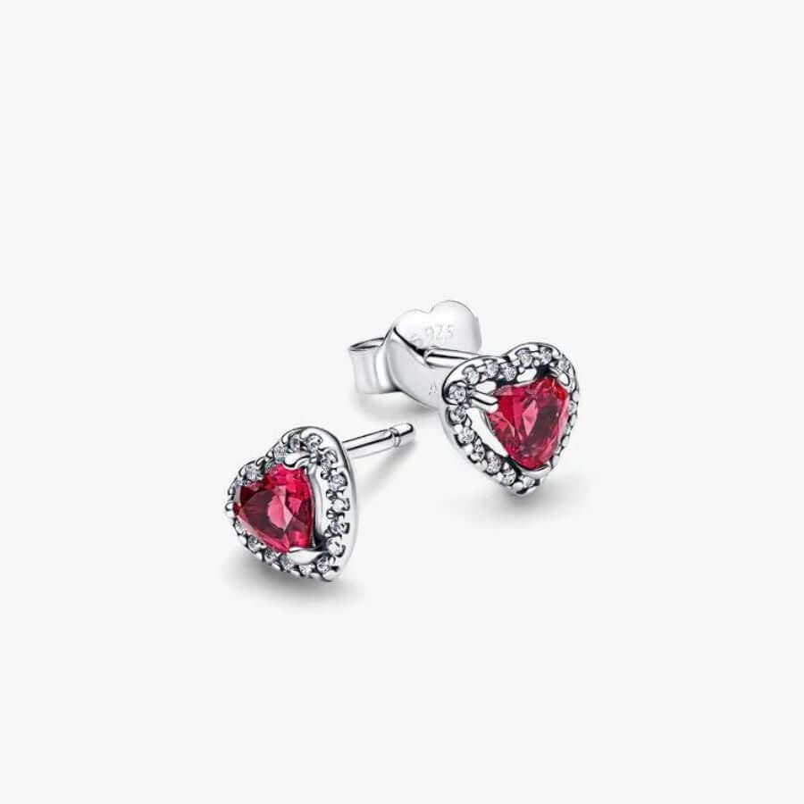 Pandora Sparkling Sydän Korvakorut 298427C04