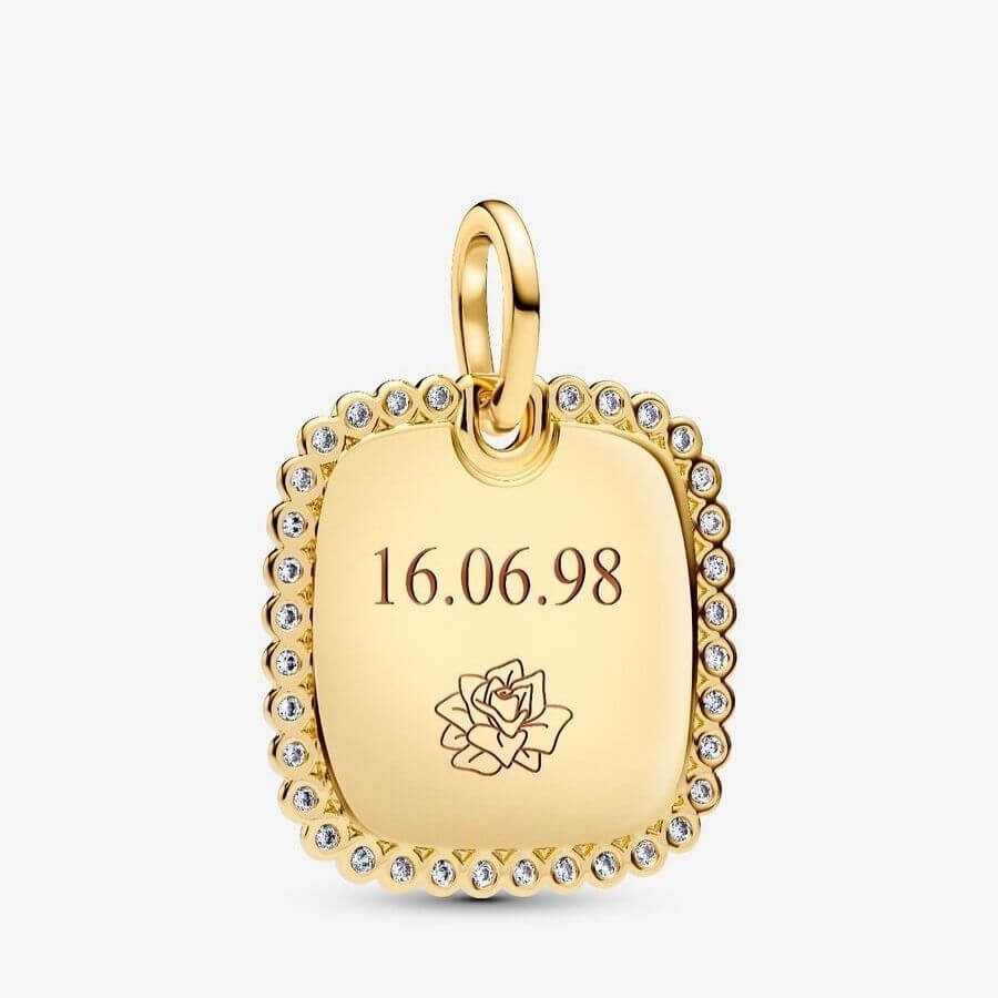 Pandora Kaiverrettava Tag Charm Hela 364009C01