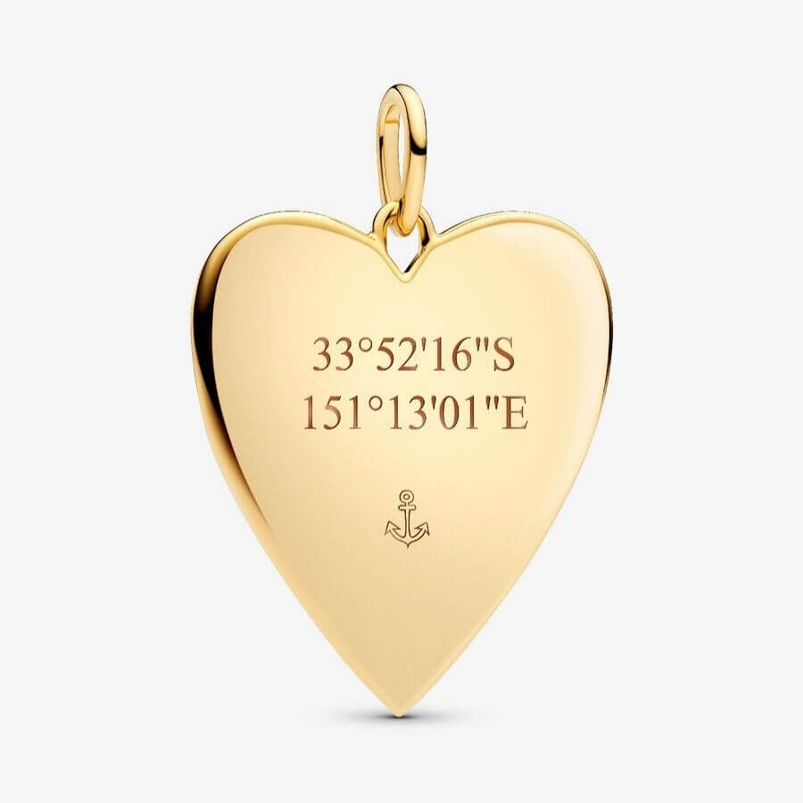 Pandora Kaiverrettava Sydän Charm Hela 364016C00