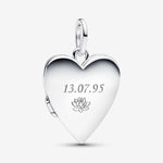 Pandora Kaiverrettava Sydän Medaljonki Charm Hela 394013C01