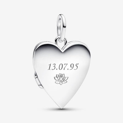Pandora Kaiverrettava Sydän Medaljonki Charm Hela 394013C01