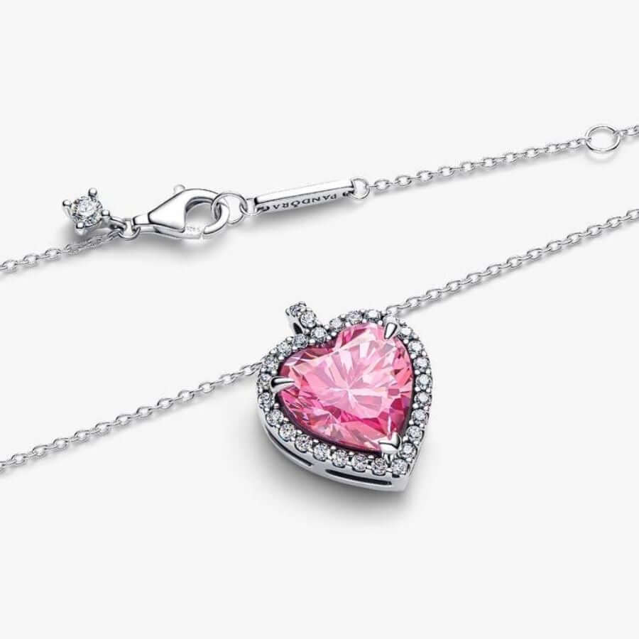 Pandora Pinkki Sydän Kaulakoru 394414C01-45