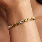Pandora Sydän Cuban Chain Rannekoru 564226C01