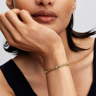 Pandora Sydän Cuban Chain Rannekoru 564226C01
