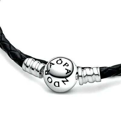 Pandora Moments rannekoru Black Double Woven 590745CBK