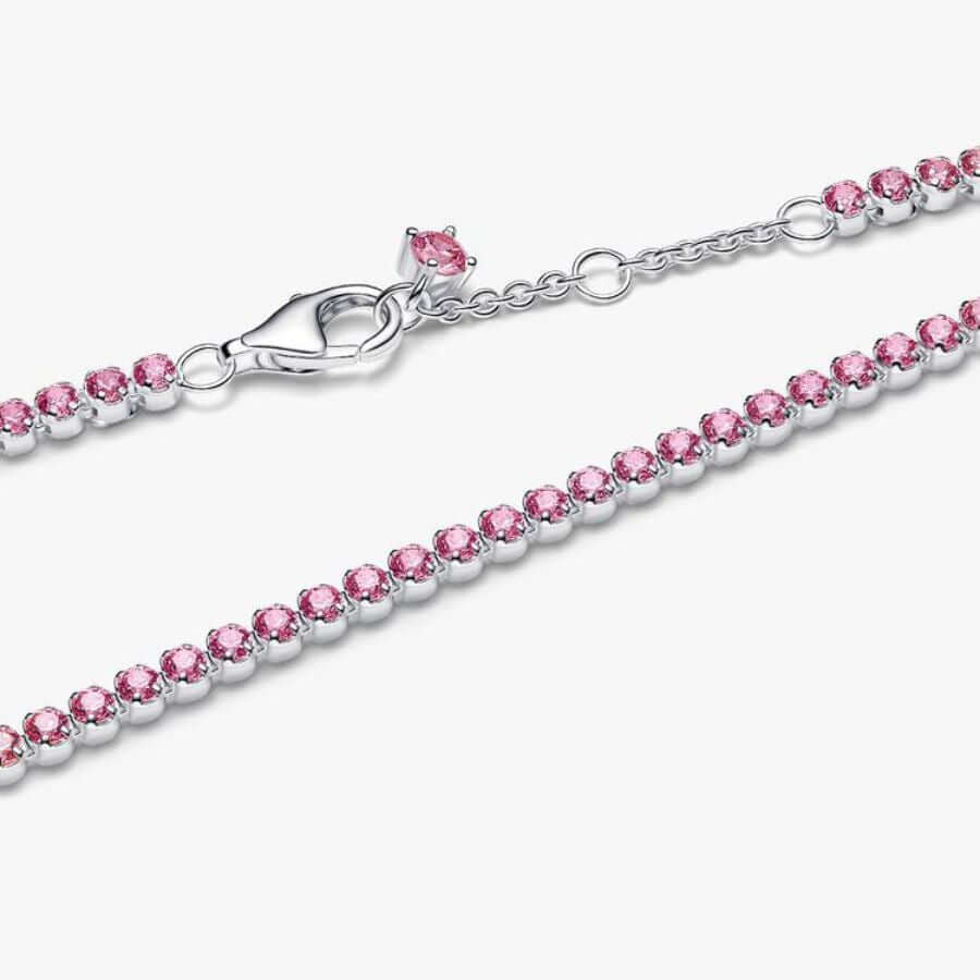 Pandora Pinkki Tennisrannekoru 593927C02