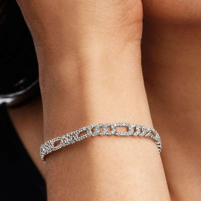 Pandora Oval Cuban Chain Rannekoru 594227C01