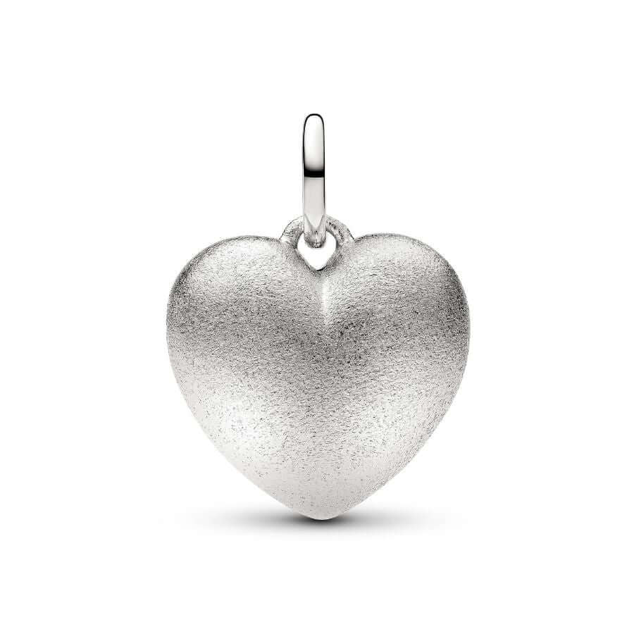 Pandora Matte Puffy Heart Charm Hela 734908C00