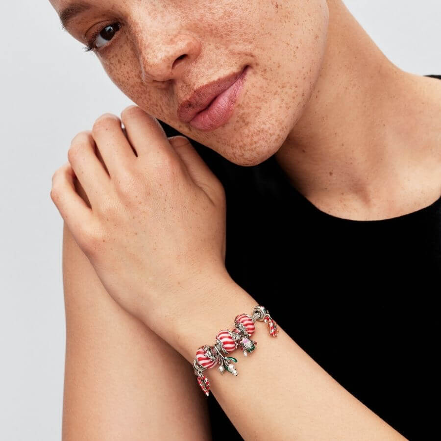 Pandora Punainen Piparminttu Muranolasi Charm Hela 735071C01
