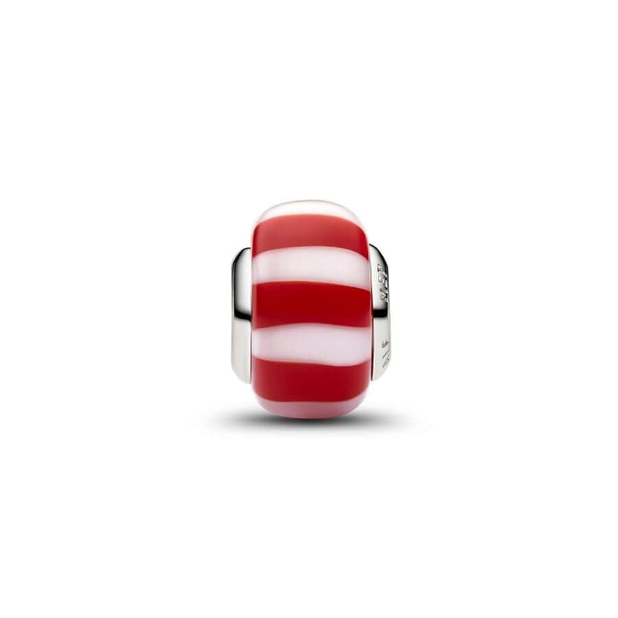 Pandora Punainen Piparminttu Muranolasi Charm Hela 735071C01