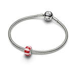 Pandora Punainen Piparminttu Muranolasi Charm Hela 735071C01