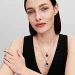 Pandora Kaiverrettava Sininen Sydän Charm Hela 735088C01
