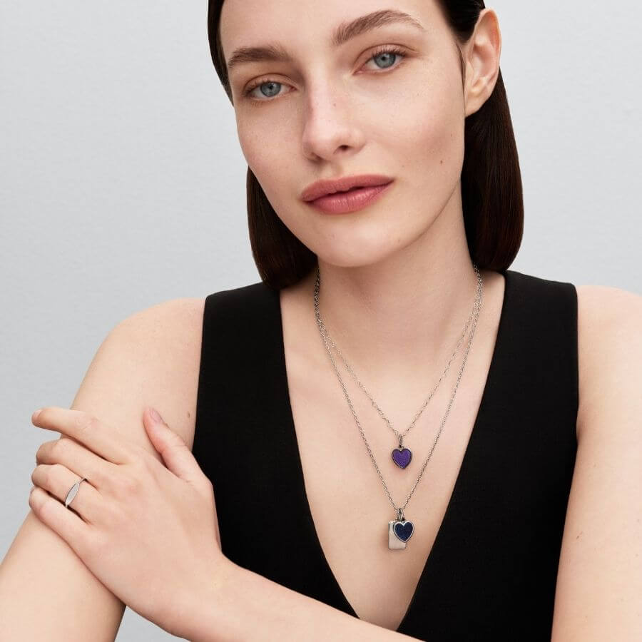Pandora Kaiverrettava Violetti Sydän Charm Hela 735088C02