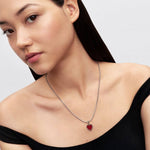 Pandora Kaiverrettava Punainen Sydän Charm Hela 735088C03